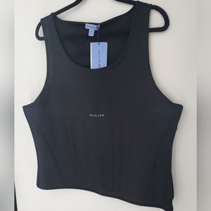 Mugler H&M Men's Corset Tank Top